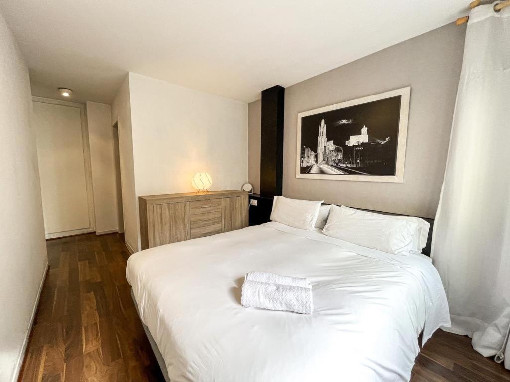 Apartamento Para 4 Con Terraza En El Centro Girona Exterior foto